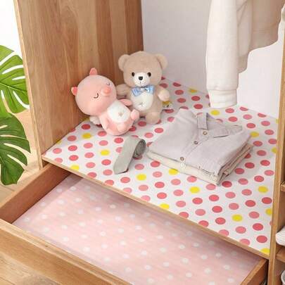 1卷厨房防潮橱柜垫，EVA防水防油橱柜垫，餐桌橱柜防潮垫，抽屉垫，易于清洁，防滑抽屉垫纸，厨房用品