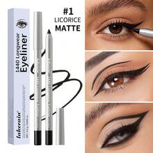 Lakerain Waterproof Eyeliner Pencil, Smudge-Proof, Sweat-Resistant, Quick-Drying, Long-Lasting, Smooth Application - Multicolor - View 2