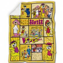 Top Cat Blanket, Top Cat Cartoon TV Series Fleece Throw Blanket For Bed Sofa Decoration Travel Office - Blanket - View 3