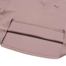 Puma 女士卫衣/套头衫，柔软卫衣，ESS-ELEVATED-Comfort-V-Neck-Crew-DK，舒适简约休闲卫衣 694093-88 - 砂岩棕 - 查看 6