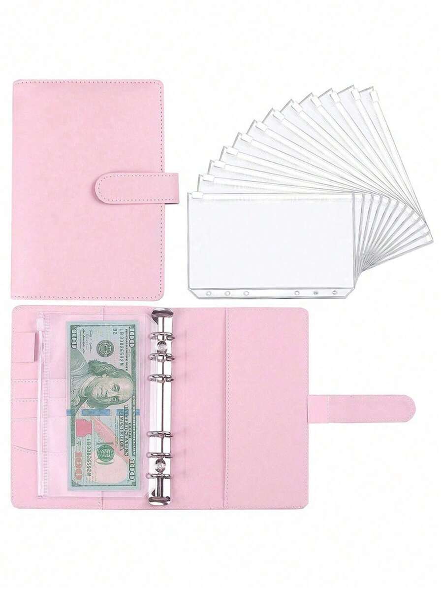 A6 Creative Macaron Hand Ledger PU Binder Notebook-Buckle