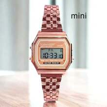 Mini Vintage Retro Premium Digital Watch Silver Rose Unisex Line - MINI ROSE - View 7