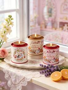 全新香薰蜡烛礼盒套装，包含柠檬、橙子、马蹄莲、薰衣草、玫瑰等多种香型。天然植物香氛，适用于卧室、客厅、书房、派对、婚礼等各种场合。是圣诞节、感恩节、新年、母亲节、情人节、生日、开学季送给女孩、朋友、妈妈、同学的理想礼物。 - 彩色 - 查看 2