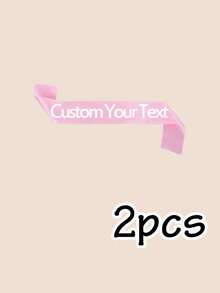 Custom Text Birthday Sash, Personalized Bride Sash For Bachelorette Party, Customized Mom To Be Sash, Sweet 16 Sash, Retirement Sash, Satin Belt For Weddings And Pageants, Graduation Sash - Style a - View 21
