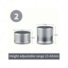 2pcs Adjustable Bed Risers Heavy Duty Protectors Furniture Anti-Vibration Legs Multi-Function High Quality Furniture Legs Fittings - As Picture - View 2