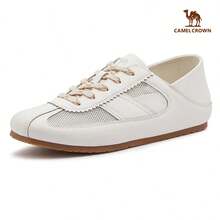 CAMEL CROWN 女士透气网面 Dexter 休闲运动鞋 - 白色 - 查看 3