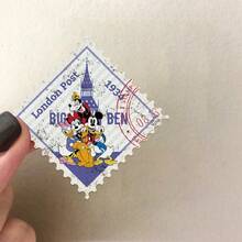 Disney 50pcs Retro Mickey Mouse Stamp Stickers, Creative Graffiti Stickers, Office Supplies, Phone And Computer Stickers, High-Quality, Beautiful And Cool Stickers, Fun And Classic Colorful Cartoon Design, Gift Decoration, Phone Case Decoration Stickers, Reusable, Colorful Cartoon Design, Suitable For Water Bottles, Skateboards, Mobile Phones, Etc. Perfect For School Supplies And A Great Gift For Holidays. - 50pcs - View 5