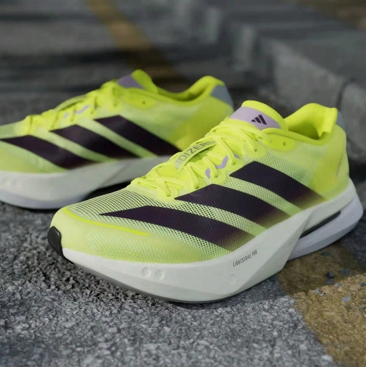 Adidas Giày chạy bộ marathon nam ADIZERO BOSTON cỡ 13 M - Xanh lá/Đen - Xem 1