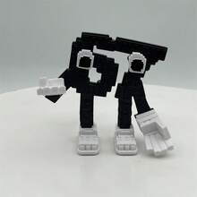 1个可爱的67号主题伙伴机器人摆件，眼睛表情丰富，采用耐用塑料材质，室内/室外皆可摆放，适用于家居、办公室或收藏展示，趣味设计，细节雕刻精美。 - 彩色 - 查看 16