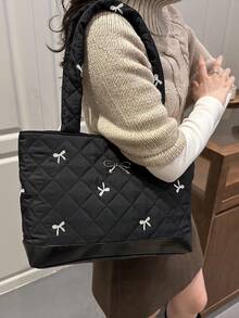 Large-Capacity Sweet And Cute Style Versatile Luxury Women's Bag From 2026 New Model High-End Crossbody Bag - Black - View 6