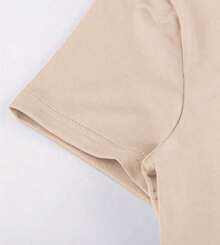 Blusa Feminina Baby Tee Slim Fit Manga Curta Ajuste Perfeito Várias Cores - Branco - Visão 2