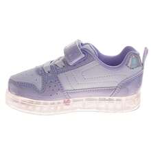 Disney Frozen Sneakers Girls - Elsa And Anna Sparkle Detail Lightweight Athletic Running Shoe Adjustable Closure (Toddler Sizes 6-10/Little Kids Sizes 11-12) - 紫色 - 查看 3