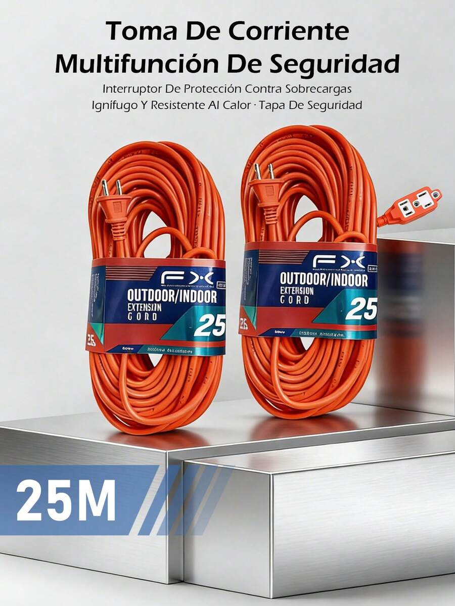 Extension Cords - 25 Metros-2 Piezas - View 1
