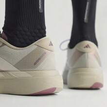 Adidas Adizero EVO SL WOVEN HK 男士跑步鞋 - 灰色/紫色 - 查看 5