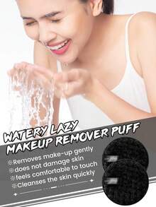 3/5 piezas Toallas faciales suaves de microfibra con estampado de piña, paños desmaquillantes, con ojal para colgar, suaves para la piel, lavables y reutilizables - Rosa - Ver 5