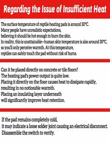 3-Level Carbon Fiber USB Heating Pad For Small Pets, Adjustable Temperature Control, Suitable For Reptiles, Outdoor Hiking Waist Warmer - Multicolor - View 11