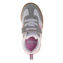 Disney Mouse Court Sneakers Girls - Polka Dot Athletic Running Hook And Loop Comfort Fit (Toddler – Little Kid) - 灰色 - 查看 6