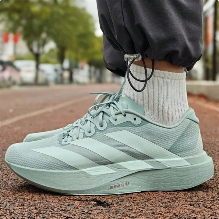 Adidas 男鞋ADIZERO BOSTON 13緩震輕便運動跑步鞋 - 薄荷綠 - 查看 1