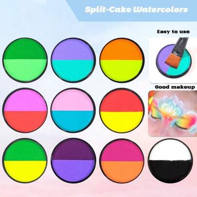 Large Capacity Water-Soluble Painting Pigments, Vibrant Colors With High Saturation, Suitable For Art Exhibitions, Anime Conventions, Art Creation, Back To School Season Art Classes