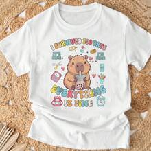 Sobreviví 100 Días De La Escuela, Todo Está Bien, Camiseta - Blanco - Ver 1