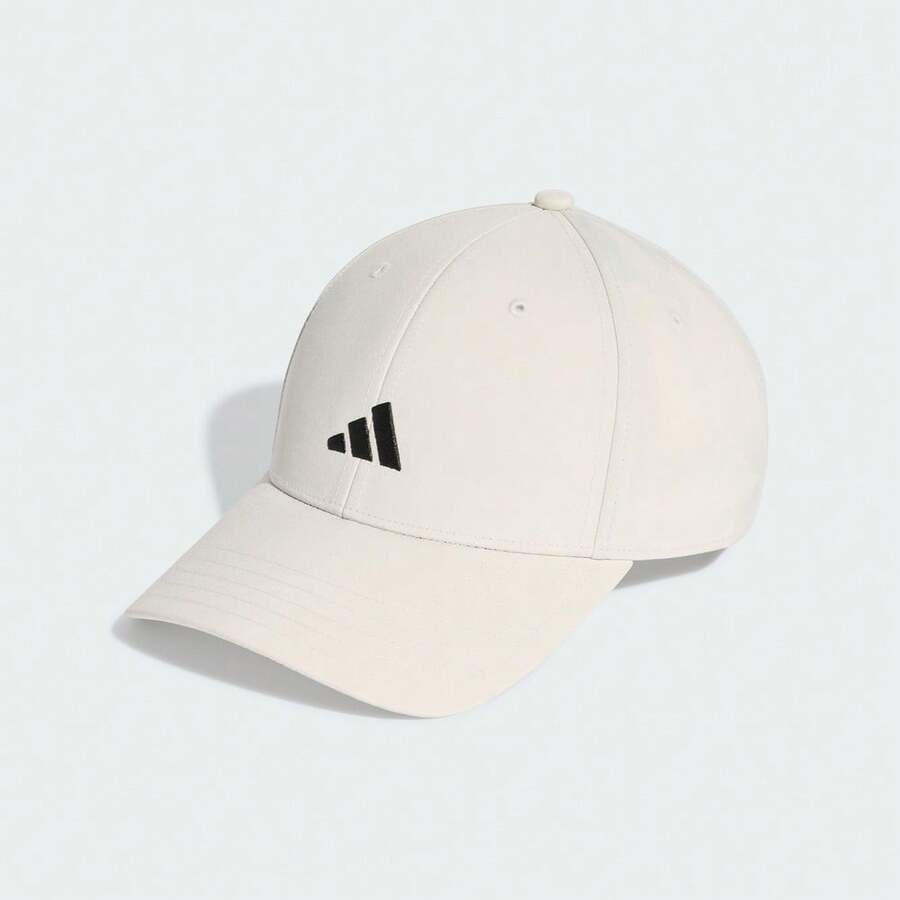 Adidas Unisex Small Logo Cap, Casual Versatile Sports Baseball Cap, Curved Brim KR0757 - Beige - View 1