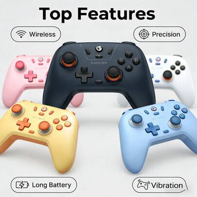 GAMESIR T4 Nova Lite Gaming Controller, Cross-Platform Compatible, Seamless Connection To IOS/Android Devices, Nintendo Switch, And Windows PC