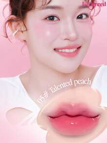 lilybyred K-Beauty Bloody Liar 唇釉，亮泽唇彩，色彩鲜艳水润，如糖浆般闪亮，滋润保湿，持久不晕染，不粘腻，轻盈如镜，打造水润唇妆，丰唇提亮，适合戴口罩使用，不留白痕，韩式彩妆 - 05 Talented Peach - 查看 2