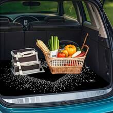 1pc Printed Trunk Mat, Suitable For Various Car Models, Essential Travel Accessory, Sweet Heart-Shaped Design To Enhance Car Interior Atmosphere And Keep Trunk Clean And Dry, Great Gift Or Personal Use - Trunk Mat - View 6