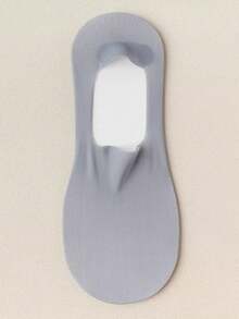 1PC Women's Ice Silk Boat Socks Summer Thin Cotton Sole Invisible No-Show Anti-Slip Heel Grip Socks - Multicolor - View 7