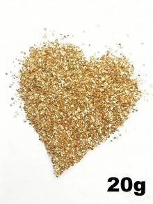 1 Box Gold-Plated Glass Shards, Asymmetrical Metal Bits, Short & Chunky Glitter Beads, 1.5-3mm, Suitable For Epoxy Resin Molds, DIY Nail Art, Vase Fillers, Jewelry Making And Craft Decorations - Multicolor - View 16