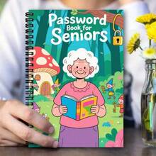 1pc Spiral Password Notebook, Detailed Record Of Internet Website Login Information, Helps You Maintain An Orderly Password Log - A5 - View 4