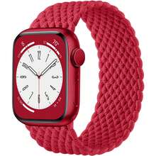 弹力编织尼龙单圈表带，兼容 Series 11/10/9/8/7/6/5/4/3/2/1，尺寸 38mm/40mm/41mm/42mm/44mm/45mm/46mm/49mm，男女通用；可爱尼龙弹力运动表带，兼容 Series Ultra SE/11/10/9/8/7/6/5/4/3/2/1 - 38/40/41(M) - 查看 17