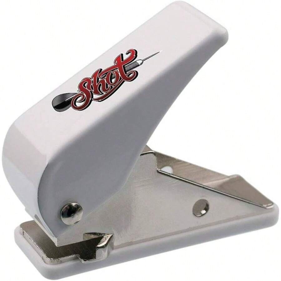 Darts Flight Hole Punch Accessory, Cuts 5 Mm Width, Eliminates Flight - Offs, Used With Aluminium Rings Or Dart Shafts, Made In New Zealand, Steel And Soft Tip Darts - Initial - View 1