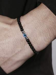 RINTOLER Pulsera moldeada de la decoración del mal de ojo de los hombres, para el regalo y el partido de la joyería - Multicolor - Ver 5