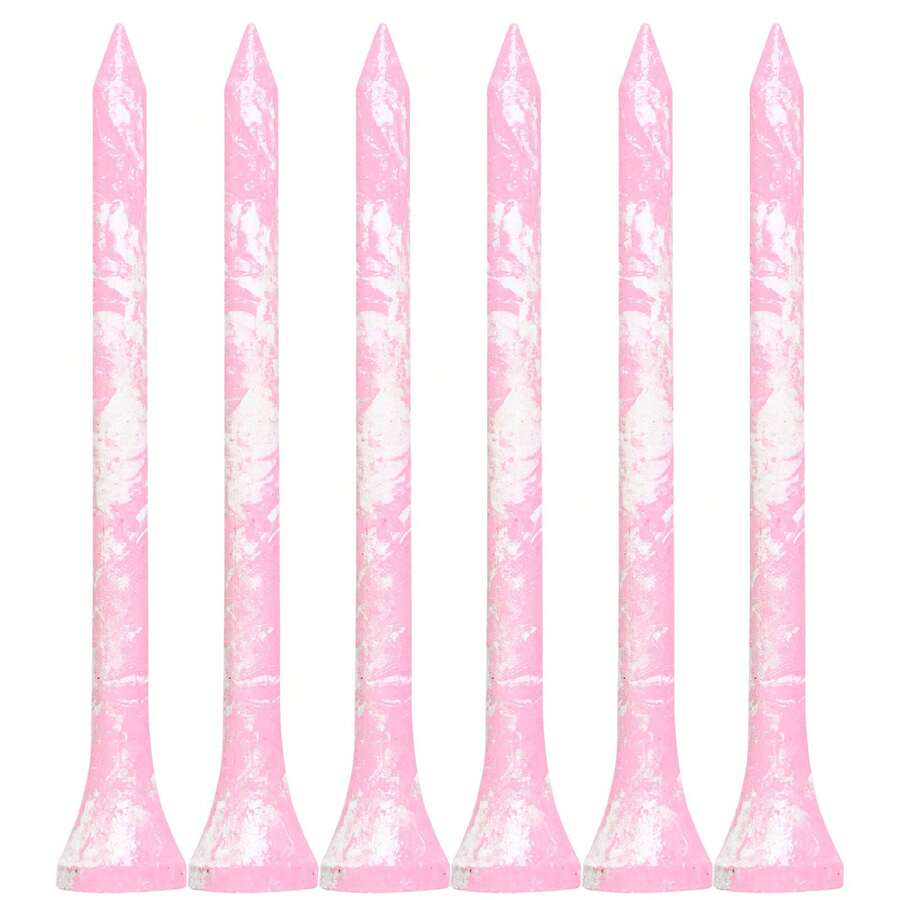 FINGER TEN 竹製高爾夫球桿頭套 2.75 吋或 3.25 吋 50 件/包 高級木質彩色漆面 耐用吸睛 高爾夫配件 男士女士通用