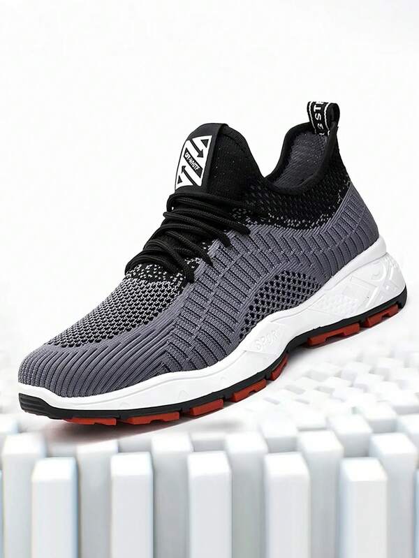 Zapatos de tenis transpirables y cómodos para hombres,Zapatillas deportivas para hombre,Zapatillas antideslizantes transpirables y ligeras para hombres,Zapatos casuales de moda New Hundred,Zapatillas de moda de color sólido para hombres,Malla antiolor,Zapatos casuales que chocan,Zapatillas de correr cómodas,Parte superior de malla de tela ligera y transpirable,Adecuado para caminar,Deportes al aire libre,Correr,Ejercicio,Fitness, Reunión, fiesta, desgaste diario