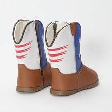 Baby Girl/Boy Texan Boot Set, Soft And Comfortable Baby Shoes + Cotton Socks FARMFUN - MultiWarna - View 7
