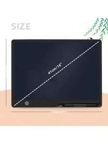 16 Inch/41cm USB Rechargeable LCD Writing Tablet, Type-C Charging Electronic Drawing Board, Educational Birthday Gift - Multicolor - View 4