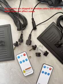 234 LED Solar Security Light, Outdoor Garden Motion Sensor, 3 Modes, Waterproof, Separate Solar Floodlight For Garage, Compared To Old 100 LED Version (With/Without Remote Control Optional) (Please Confirm Size) - Black - View 11