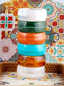 Betykuku 1/3/6 Peças Pulseiras de Estilo Europeu e Americano Estilo INS, Acessório Casual Diário, Presente para Mulheres e Meninas - OBRIGADO - Visão 17