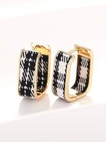 1 paire de jolies boucles d'oreilles créoles pour femmes pour la fête, les fiançailles, l'anniversaire, un cadeau de la Saint-Valentin - 1# - Voir 3
