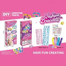 DIY Beaded Bracelet Toy, Handmade Creative Cartoon Bracelet Pendant, Gift For Girls, Holiday Gift, Christmas Gift, Birthday Gift - Multicolor - View 14