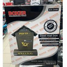 Zewnętrzna skrzynka pocztowa z kutego żelaza, montowana na ścianie, kreatywna skrzynka pocztowa w stylu vintage do willi, baru, kawiarni - A - Zobacz 9