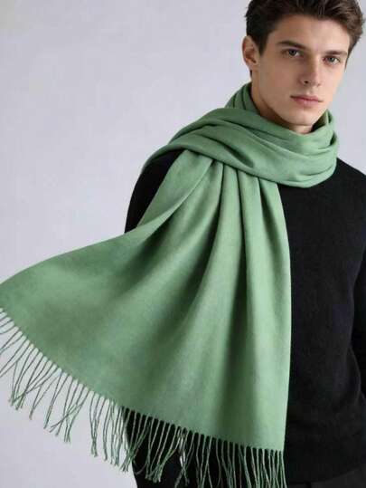 Long foulard fin en fausse cachemire de couleur unie, décontracté. Foulard en fausse cachemire léger pour hommes en automne/hiver. Cache-cou de couleur bordeaux unicolore pour assortir les costumes, de style affaires. Foulard fin de luxe en fausse cachemire à franges pour hommes. Foulard pour hommes de couleur unie à franges, convenant pour les affaires et le décontracté. Cache-cou de couleur unie pour l'automne/l'hiver. Foulard fin en fausse cachemire pour hommes, pour les affaires et le décontracté. Cache-cou polyvalent et chaud de couleur unie