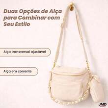 Compact Women's Handbag With Elegant Design And Smart Organization. - Bege - View 4