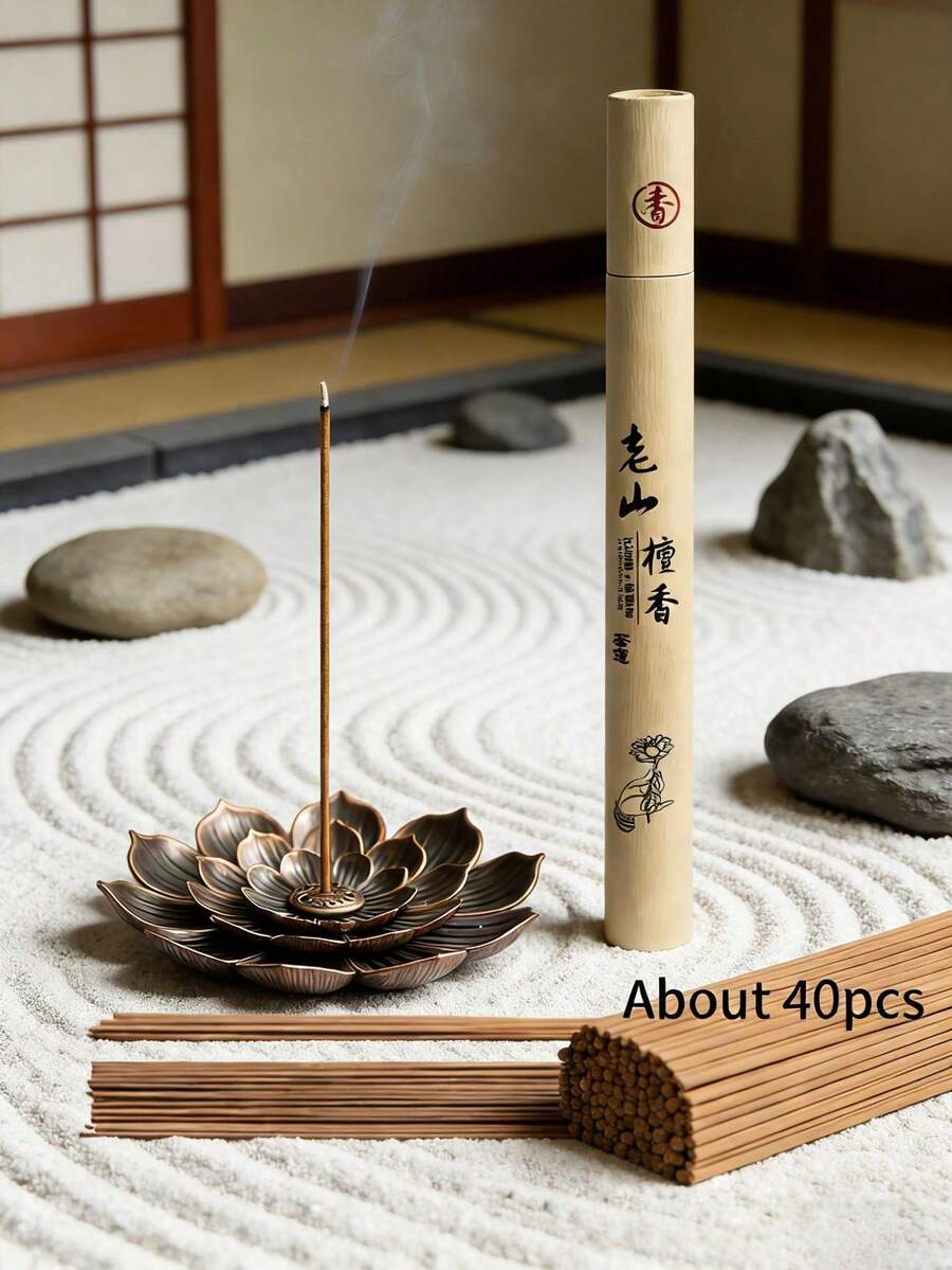 1 Piece Porous Lotus Incense Burner Accessory, Zen Incense Insert Holder, Sandalwood Incense Burner Tray - Online Fashion