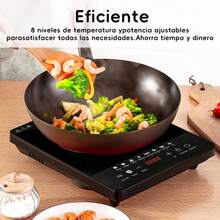 Estufa de Inducción Portátil con Control Táctil – Ideal para Cocina Rápida en Casa - Tipo de Enchufe A USA (110-127V) - Ver 4