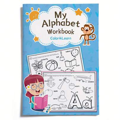 Pre-School Word Recognition Coloring & Searching Game Toys, Word Identification, Attention Training And Early Literacy Activity Set, Suitable For Classroom And Home Learning