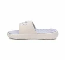 Under Armour 女士新款 Ignite Pro 8 休闲轻便运动凉鞋 - 米色/藍色 - 查看 1