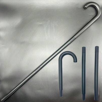 1pc Halloween Cosplay Scepter Cane Prop, Egyptian Pharaoh Snake Head Scepter, King Scepter, Wizard Magic Wand